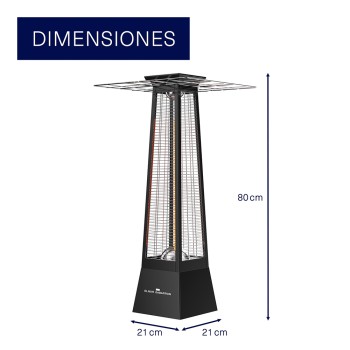 Calefactor infrarrojo de carbono portátil IF-360 GABARRON