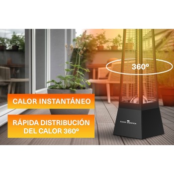 Calefactor infrarrojo de carbono portátil IF-360 GABARRON