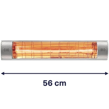 Calefactor infrarrojo halógeno de instalación mural o techo IFB-2000 GABARRON