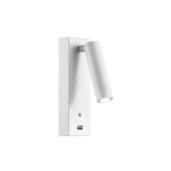 Aplique de pared PURE decorativo 4W Blanco BENEITO FAURE