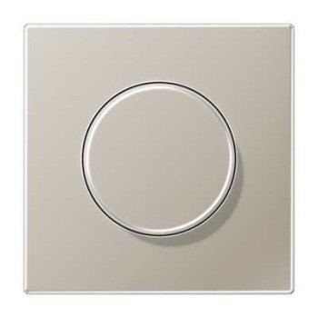 Tapa placa dimmer botón giratorio Acero JUNG