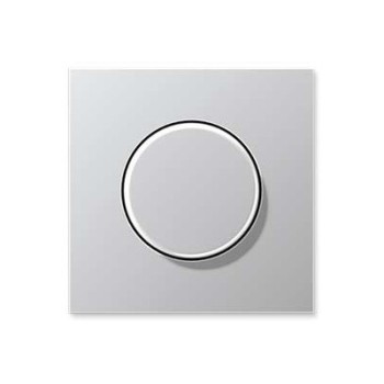 Tapa placa dimmer botón giratorio Aluminio JUNG
