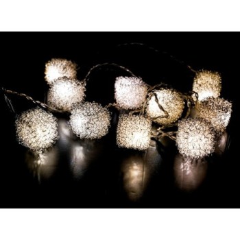 Guirnalda LED decoracion cuadrado plata 5,35m F.BRIGHT LED