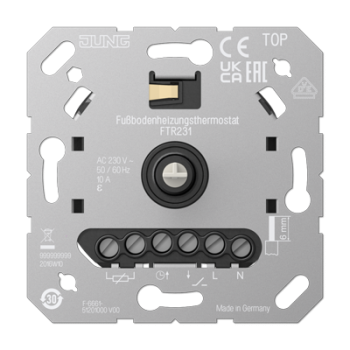 Termostato para suelo radiante 220-240V AC 50/60Hz - FTR231