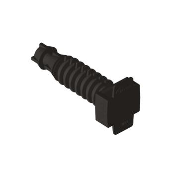 Taco presión U63X diámetro 6mm poliamida 6 negro (100 uds.)
