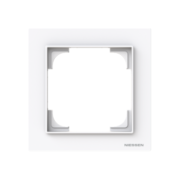 Marco 1 a 4 elementos Serie Alba blanco brillo 8971 BL