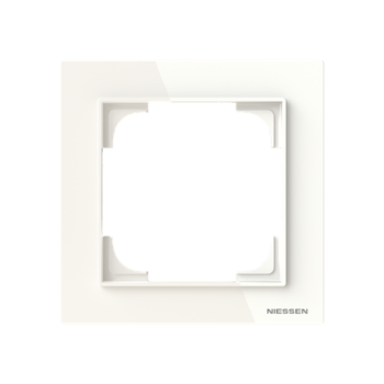 Marco 1 a 4 elementos Serie Alba cristal blanco 8971 CB