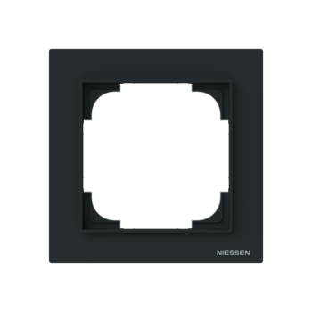 Marco 1 a 4 elementos Serie Alba negro mate 8971 NT