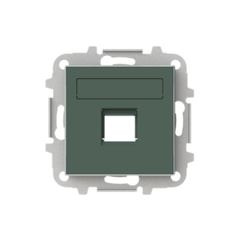 Tapa 1 conector con persiana Sky Niessen Comodoro 8518.1 CM