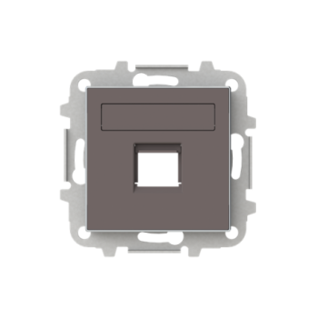 Tapa 1 conector con persiana Sky Niessen Taupé 8518.1 TP