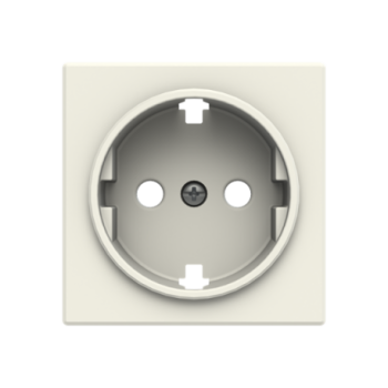 Tapa base enchufe Schuko Serie de lujo blanco essence 8588 BE