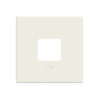 Tapa cargador USB Serie de lujo blanco essence 8585 BE