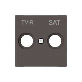 Tapa toma TV+R/SAT Sky Niessen Taupé 8550.1 TP