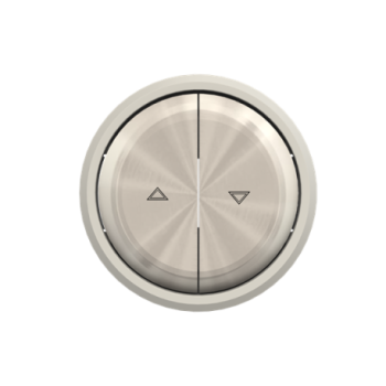 Tecla interruptor persianas Skymoon cromo 8644 CR