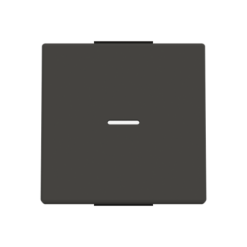 Tecla interruptor Serie de lujo con visor negro essence 8501.3 NE