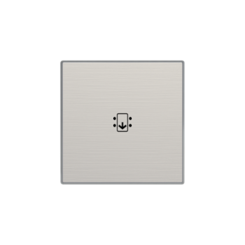 Tecla interruptor tarjeta Sky Niessen acero inoxidable 8514 AI