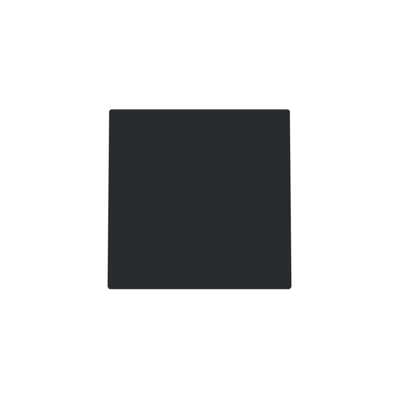 Tecla interruptor conmutador cruzamiento serie Alba negro mate 8901 NT