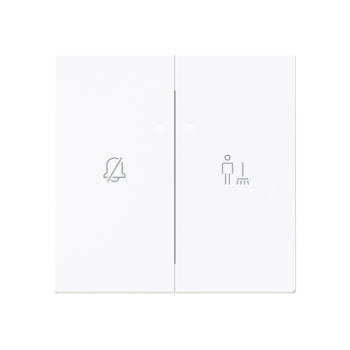 Tapa interruptor Pase-Espere con piloto Serie Alba blanco brillo 8944.4 BL