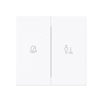 Tapa interruptor Pase-Espere con piloto Serie Alba blanco mate 8944.4 BT