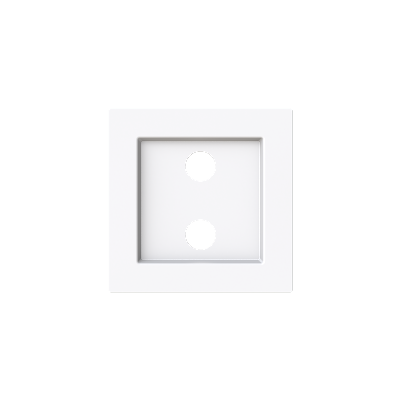 Tapa toma 2RCA Serie Alba blanco brillo 8955.2 BL