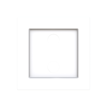 Tapa toma 2RCA Serie Alba blanco mate 8955.2 BT