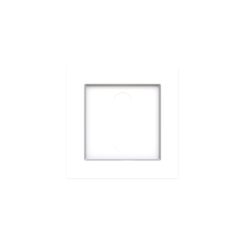 Tapa toma 2RCA Serie Alba blanco mate 8955.2 BT