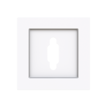 Tapa toma VGA Serie Alba blanco mate 8955.5 BT