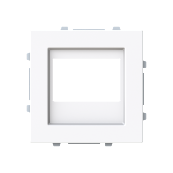 Tapa módulo radio FM/amplificador Serie Alba blanco brillo 8968 BL