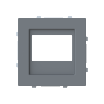 Tapa módulo radio FM/amplificador Serie Alba gris mate 8968 GR