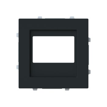 Tapa módulo radio FM/amplificador Serie Alba negro mate 8968 NT