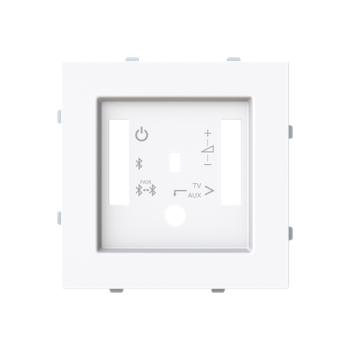 Tapa módulo amplificador Bluetooth Serie Alba blanco brillo 8968.4 BL