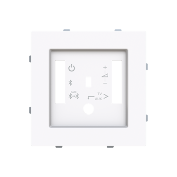 Tapa módulo amplificador Bluetooth Serie Alba blanco mate 8968.4 BT