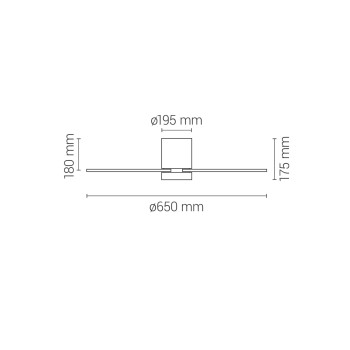 Ventilador de techo Sulion blanco MONTY