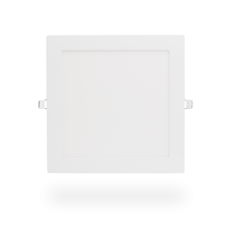 Downlight extrafino DOGMA 24W cuadrado blanco ECOLUX