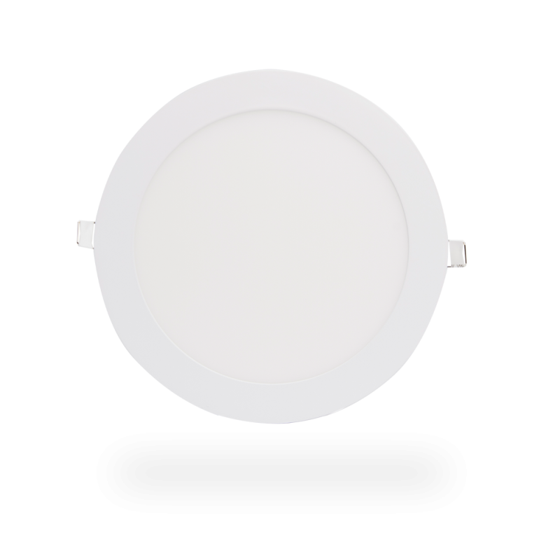 Downlight extrafino DOGMA 12W redondo plata ECOLUX