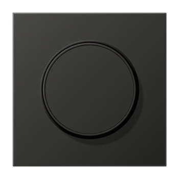 Placa central con botón giratorio Serie LS anthracite