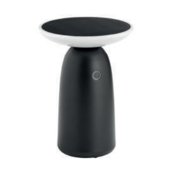 Lampara Portatil VERSA IP44 LED  microUSB Negro