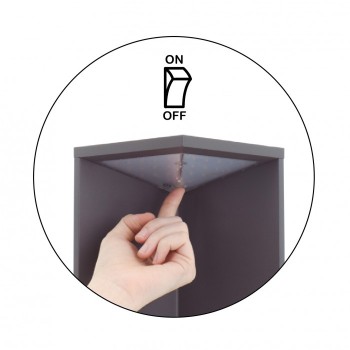 Lampara exterior solar Como B T