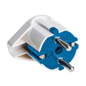 CLAVIJA BIPOLAR TT LATERAL 10/16A 250V BLANCO