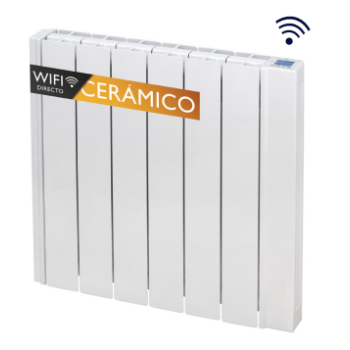 CERÁMICO RDC6 CON CONTROL WIFI DIRECTO. INERCIA TÉRMICA AVANZADA. PROGRAMABLE. 1000W