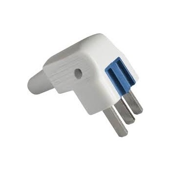 Clavija 2P+T, 25A 250V para cocina, blanco 6828K