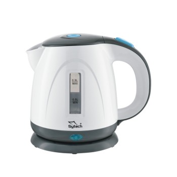 HERVIDORA SIN CABLE, 0,9 L, BASE GIRATORIA 360, BLANCO SYTECH