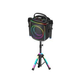 ALTAVOZ PORTÁTIL "VOXPRO DUO 440", 6.5", 80W RMS/240W PMPO, 2 MIC, TRIPODE, MSD/USB, M.D SYTECH SYXTR440BT