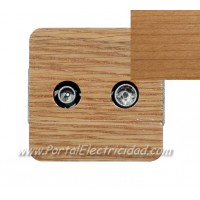 TOMA TV INTERMEDIA, MADERA CEREZO