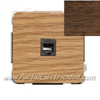 TOMA DE INFORMATICA RJ45. MADERA WENGUE