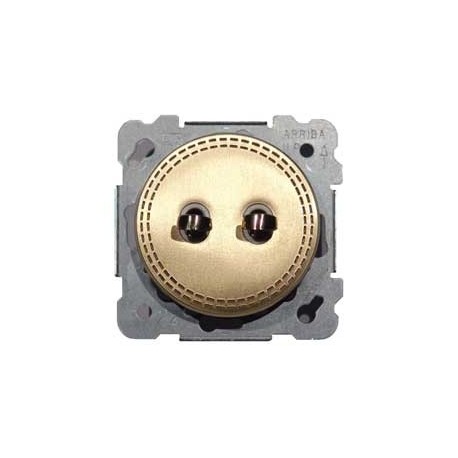 DOBLE INTERRUPTOR BRONCE INGLES MATE. EDE REAL