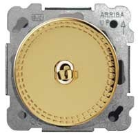 CONMUTADOR BRILLO ORO. EDE REAL