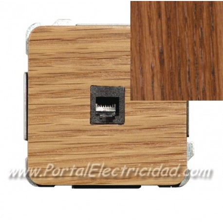 TOMA DE INFORMATICA RJ45 MADERA ROBLE ENVEJECIDO EDE50908RE
