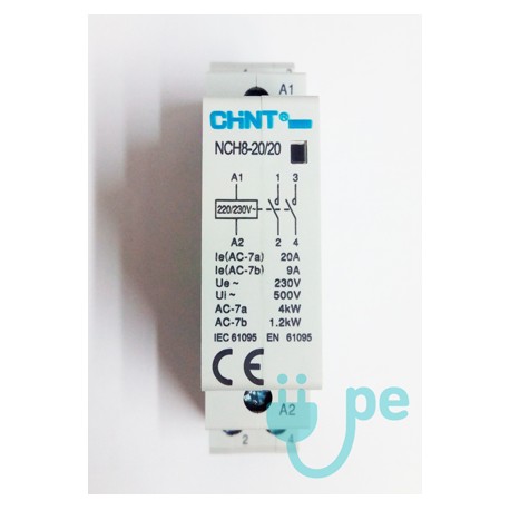 Contactor Modular 2P 20A 230V 1 MODULO