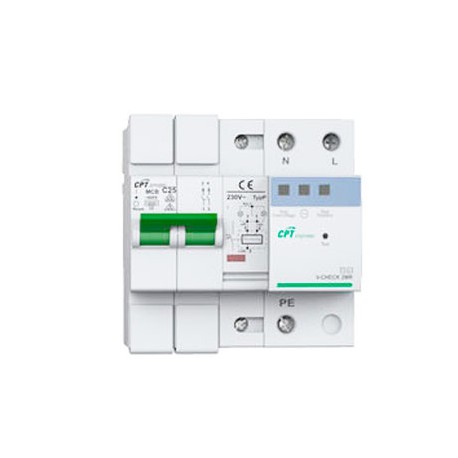 Protector de Sobretensiones Permanentes y Transitorias MINI 2Px40A